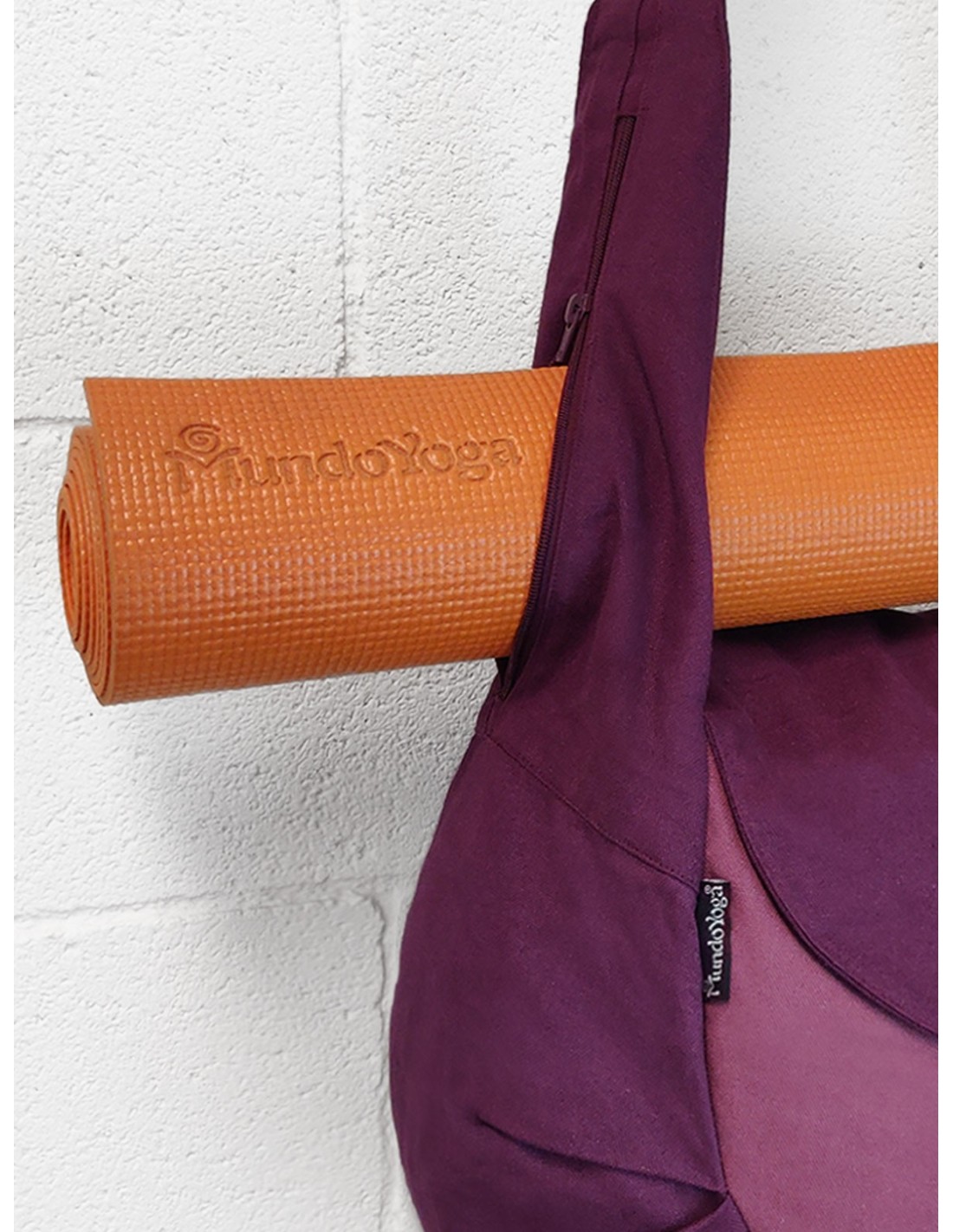 bolsa mochila lino para guardar la esterilla de yoga mat ZAFUKI