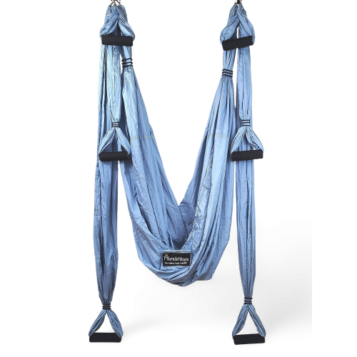 Yogaschaukel für Aerial Yoga - ICE BLUE - Yogaschaukeln einfarbig - MundoYoga Yoga Shop, spezialisiert auf Yoga